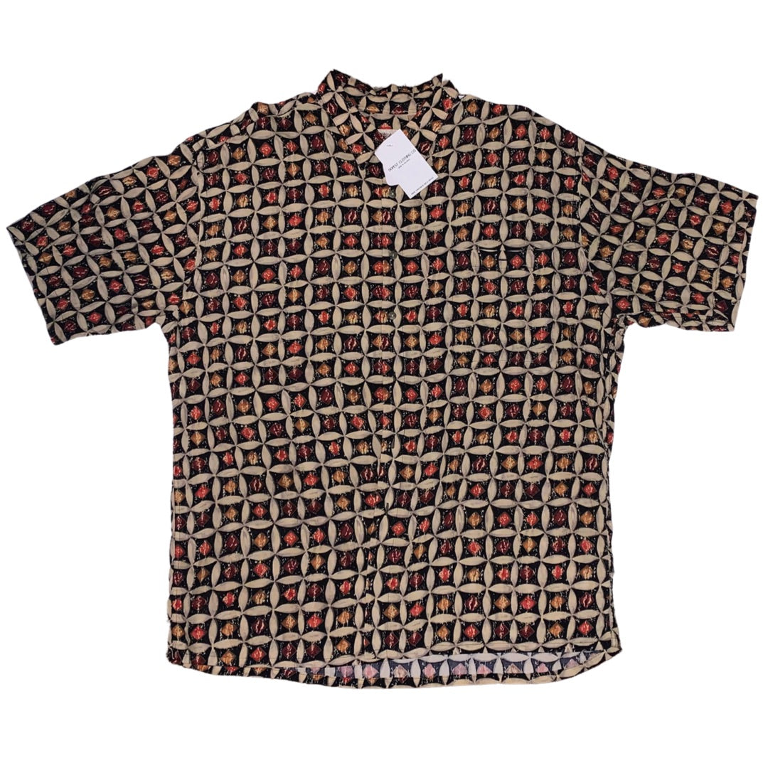 Vintage Patterned Button Down